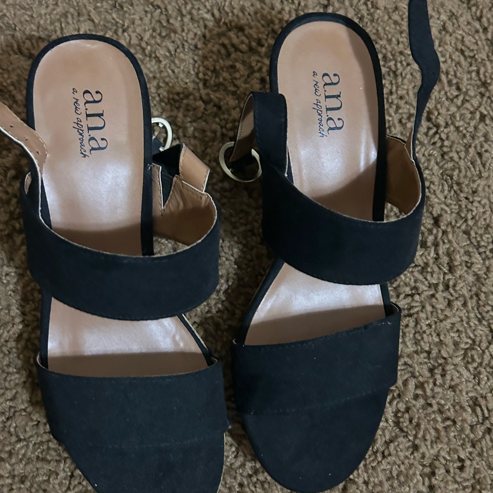 black heels size 6 women’s